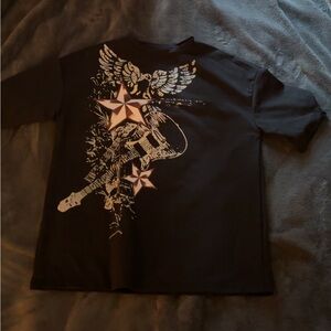 Black Graphic T-Shirt